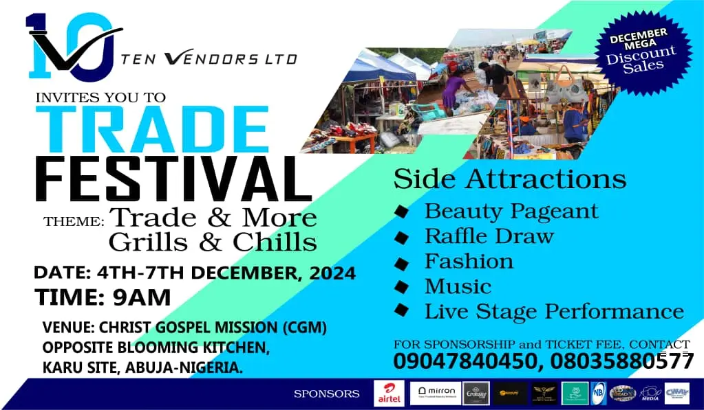 Ten Fair Ten Vendors Limited Organises Abuja Trade Fair 1.0 - PositiveNaija